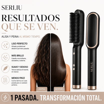 Cepillo Alisador Antifrizz LisoPerfecto™