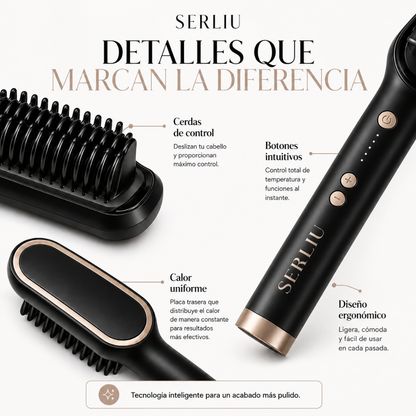 Cepillo Alisador Antifrizz LisoPerfecto™