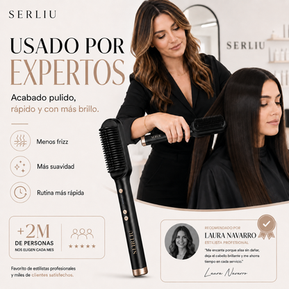 Cepillo Alisador Antifrizz LisoPerfecto™